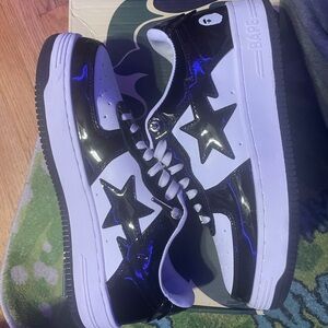 BAPE Black and White Sneakers